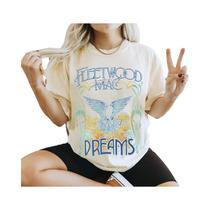 Camiseta Vintage Da Banda De Rock Fleetwood Mac, Camiseta Gráfica Retrô Para Amantes De Música Camiseta Vintage Da Banda De Rock Fleetwood Mac, Camiseta Gráfica Retrô Para Amantes De Música