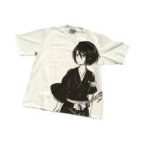 Camiseta Vintage Harajuku De Manga Curta Com Estampa Gráfica Rukia Kuchiki Bleach Death God
