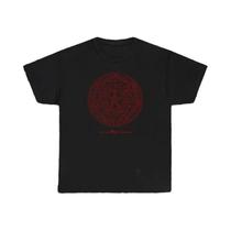 Camiseta Vintage Sigillum Dei Aemeth Magic Seal Com Gola Redonda John Deeno Casual Streetwear Camiseta Vintage Sigillum Dei Aemeth Magic Seal Com Gola Redonda John Deeno Casual Streetwear