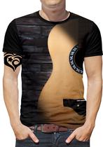 Camiseta Violão Masculina Musica Guitarra Infantil Blusa et1