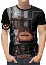 Camiseta Violão Masculina Musica Guitarra Infantil Blusa et3