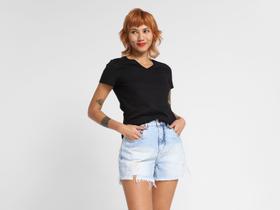Camiseta Vista Magalu Baby Look Gola V
