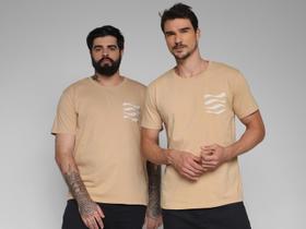 Camiseta Vista Magalu Estonata Bolso Estampado