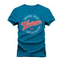 Camiseta Vitange Varias Cores Estampada Confortável