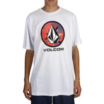 Camiseta Volcom Circle Stone Leaf Branco