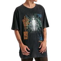Camiseta Volcom Concious Collider Preta Camiseta Volcom Concious Collider Preta