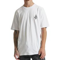 Camiseta Volcom Deadly Stone WT23 Masculina Branco Camiseta Volcom Deadly Stone WT23 Masculina Branco