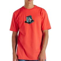 Camiseta Volcom Leanin WT24 Masculina Vermelho