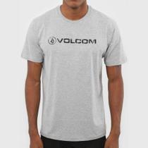Camiseta Volcom New Style Masculina Cinza Mescla