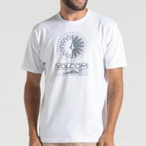 Camiseta Volcom Out There WT25 Masculina Branco Camiseta Volcom Out There WT25 Masculina Branco