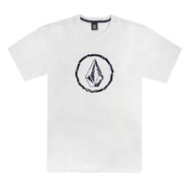 Camiseta Volcom Plus Size Circle stone Branca Camiseta Volcom Plus Size Circle stone Branca
