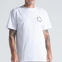 Camiseta Volcom Round Out WT26 Masculina Branco Camiseta Volcom Round Out WT26 Masculina Branco