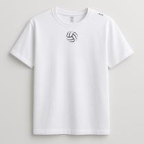 Camiseta Volei de Algodão Egípcio e Poliamida com Proteção UV