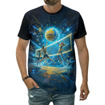 Camiseta Vôlei Esporte Competição Jogo Rede Cortada