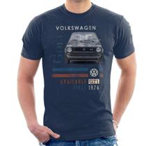 Camiseta Volkswagen GTI 1976 para homens azul marinho