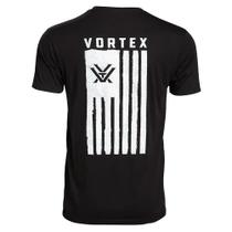 Camiseta Vortex Optics Salute para homens preta tamanho 4GG