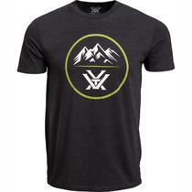 Camiseta Vortex Optics Three Peaks Manga Corta para Hombre Negra