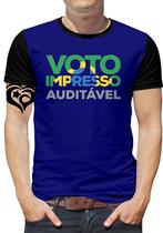 Camiseta Voto Impresso Auditavel PLUS SIZE Masculina Blusa B