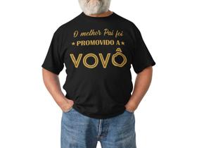 Camiseta Vovô Presente Dia Dos Pais Avô Preta