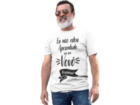 Camiseta Vovô Presente Dia Dos Pais Frase Avô Nomes Branca