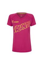 Camiseta W Run Free Happy Cereja Fem ROSA G
