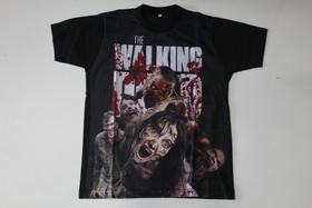 Camiseta Walking Dead Seriado Adulto Zumbie Zombie Lus048