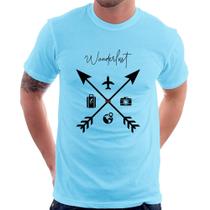 Camiseta Wanderlust - Foca na Moda