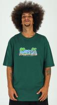 Camiseta wats beach - verde musgo