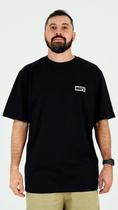 Camiseta wats box refletivo - preto