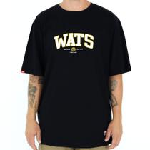 Camiseta Wats Colegial Preto