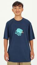 Camiseta wats sorvete - azul marinho