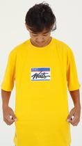 Camiseta wats sticker - amarelo