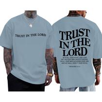 Camiseta Wedsadl Christian Jesus Trust in The Lord para homens