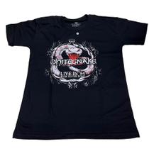 Camiseta Whitesnake Blusa Banda de Rock Adulto Unissex Epi053 - Bandas