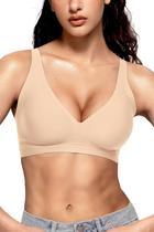 Camiseta Wireless Plunge Bra Vertvie Jelly para mulheres