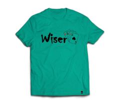 Camiseta Wiser Masculia Baralho 100% Algodão - Verde