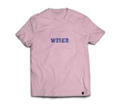 Camiseta Wiser Masculina 100% Algodão Rosa e Azul