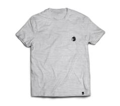 Camiseta Wiser Masculina 98% Algodão 2% Poliéster Bordada Básica Mescla - Índio