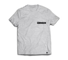 Camiseta Wiser Masculina 98% Algodão 2% Poliéster Lateral Mescla - Prata