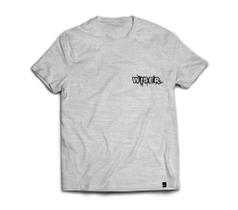 Camiseta Wiser Masculina 98% Algodão 2% Poliéster Lateral Mescla - Preto