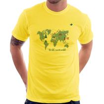 Camiseta World sweet world - Foca na Moda