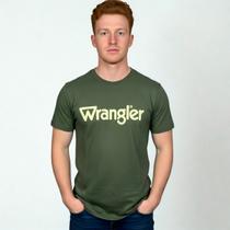Camiseta Wrangler Masculina Algodao Fio 30 Penteado Basica