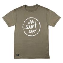 Camiseta WSS Brasil Ink Web Khaki Camiseta WSS Brasil Ink Web Khaki