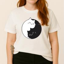 Camiseta YIN YANG CUTE CATS Tradicional