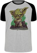 Camiseta Yoda Star Wars Blusa Plus Size extra grande adulto ou infantil