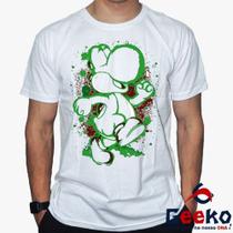 Camiseta Yoshi 100% Algodão Mario Bros Geeko