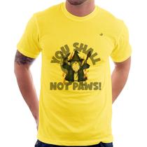 Camiseta You shall not paws - Foca na Moda