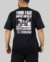 Camiseta Your Face Street Alien - Preta