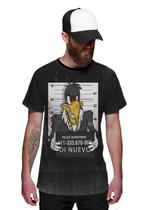 Camiseta Zeca Urubu Preso Pica Pau Preta Masculina Camiseta Zeca Urubu Preso Pica Pau Preta Masculina