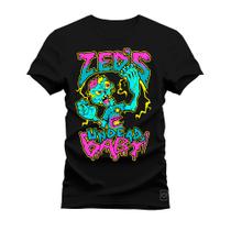 Camiseta Zeds Confortável Estampada Nexstar 100% Algodão